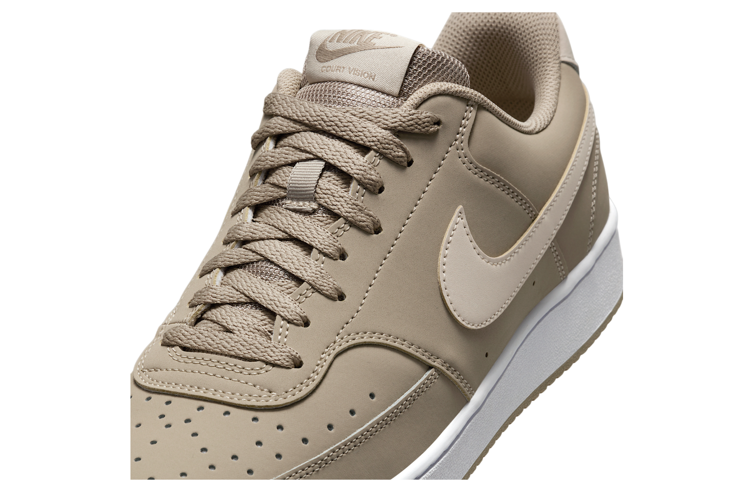 Nike Court Vision Low Khaki / White