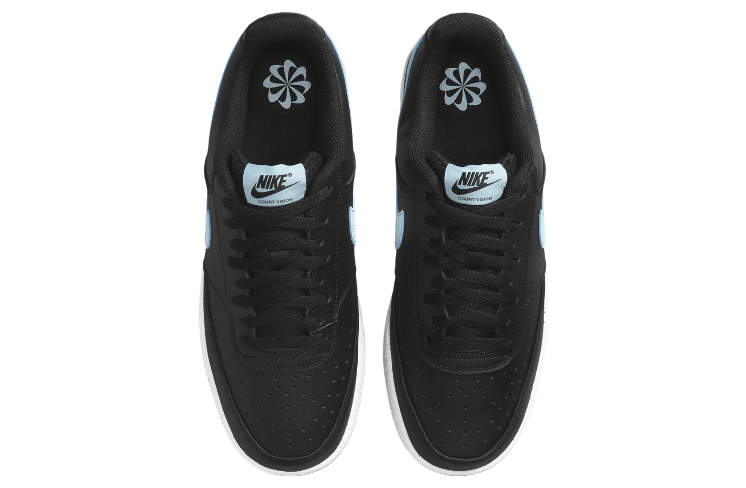 Nike Court Vision Low Next Nature Black / Glacier Blue