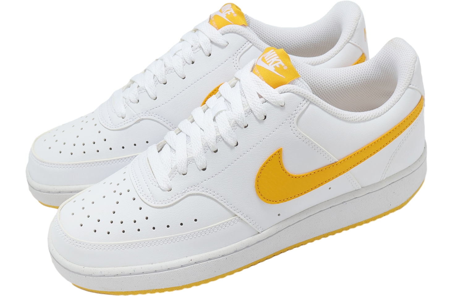 Nike Court Vision Low Next Nature ESS White / University Gold