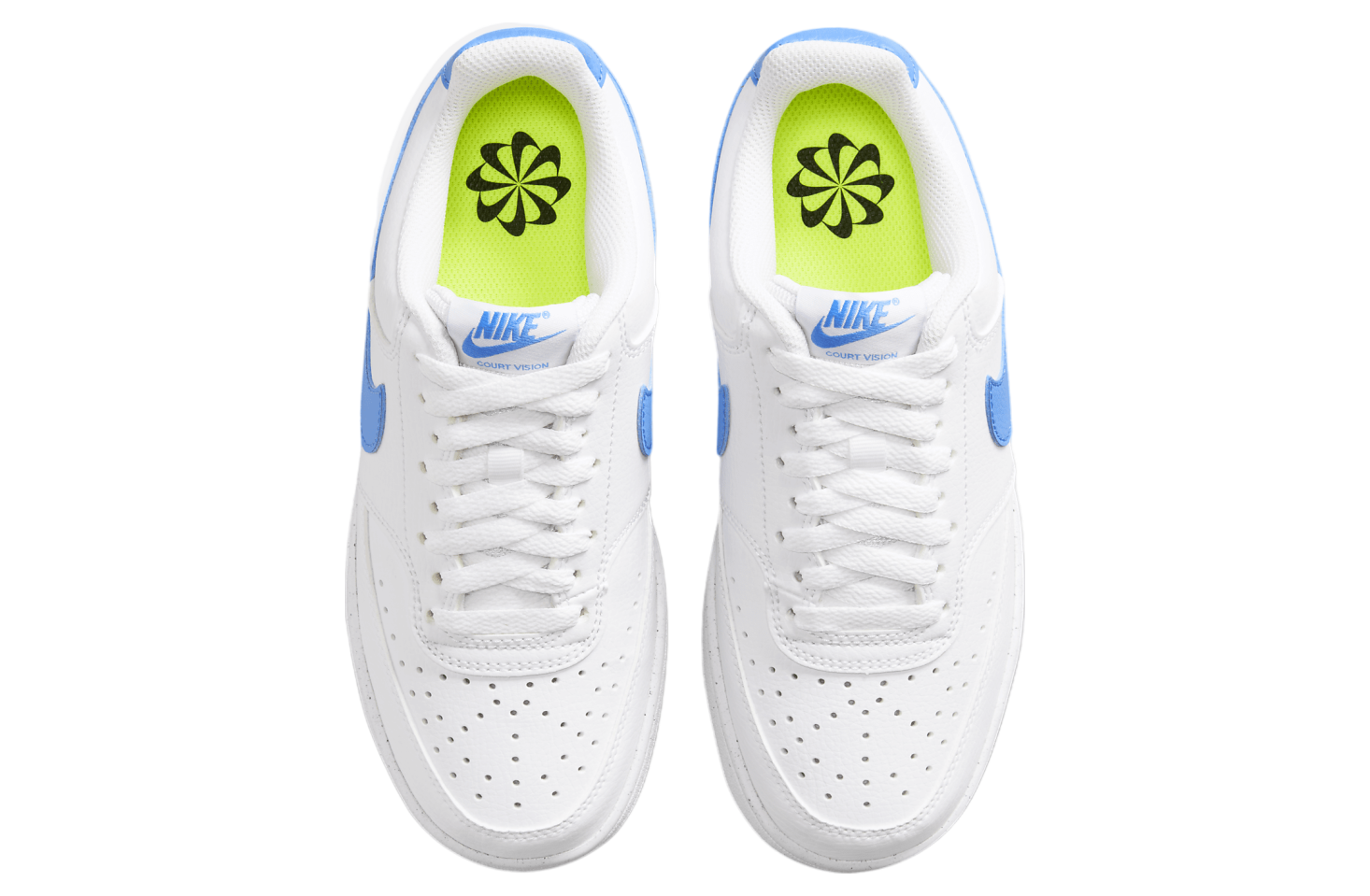 Nike Court Vision Low Next Nature White / University Blue