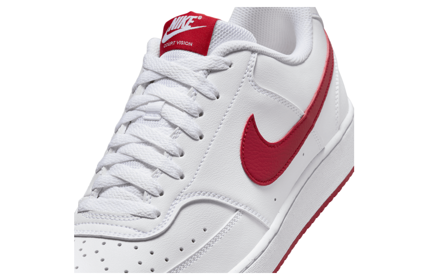 Nike Court Vision Low Next Nature White / University Red