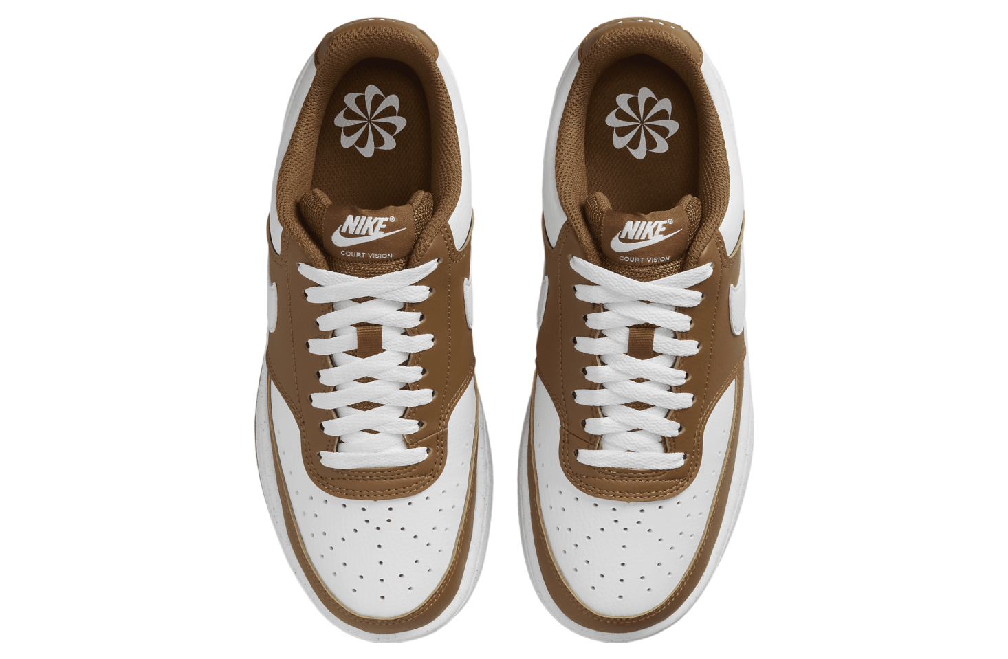 Nike Court Vision Low Next Nature WMNS Light British Tan / White