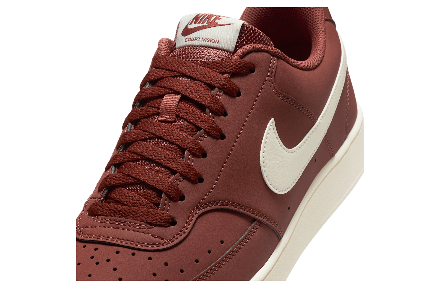 Nike Court Vision Low Premium Red Sepia / Pale Ivory