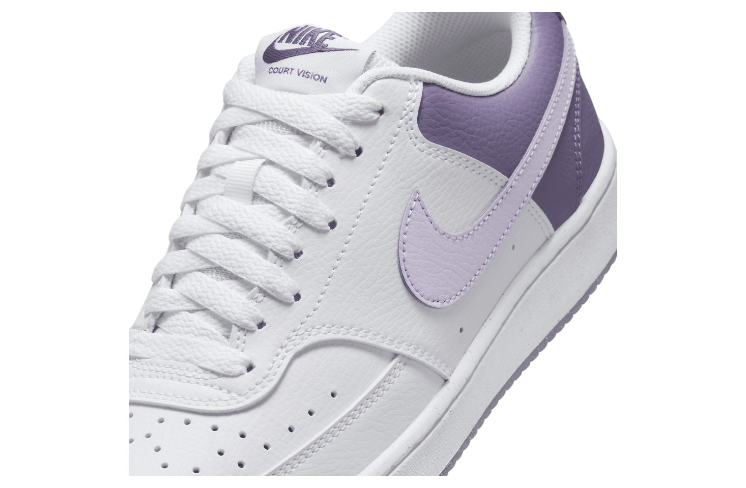 Nike Court Vision Low White / Lilac Bloom