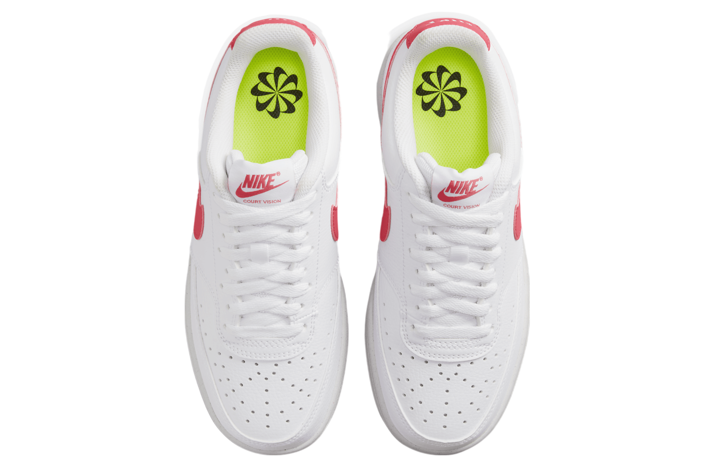 Nike Court Vision Low White / Volt