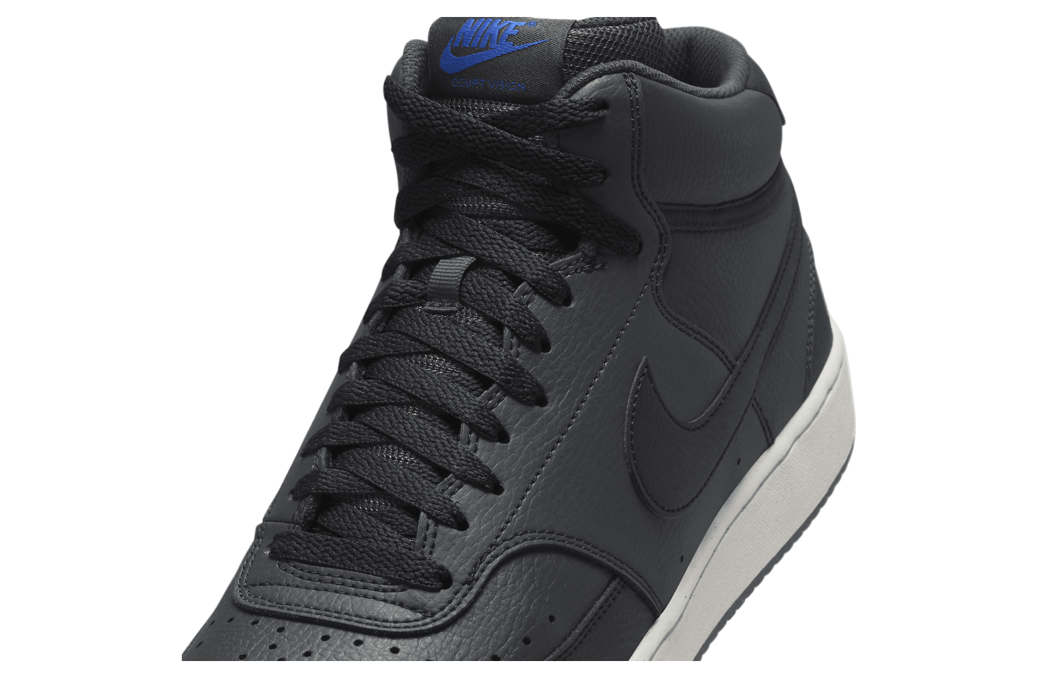 Nike Court Vision Mid Next Nature Dark Smoke Grey / Off Noir