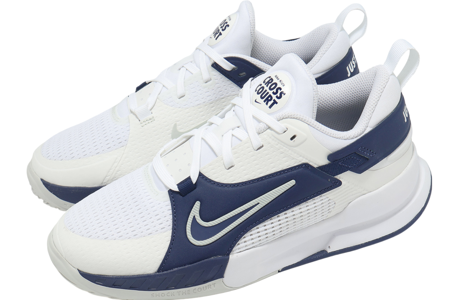 Nike Crosscourt GS White / Light Silver