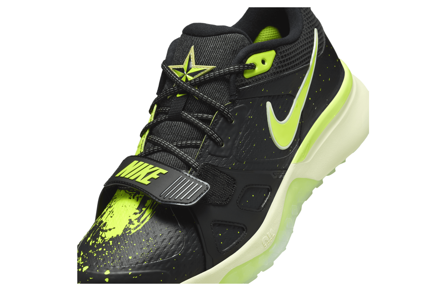 Nike Diamond Elite Turf Black / Life Lime