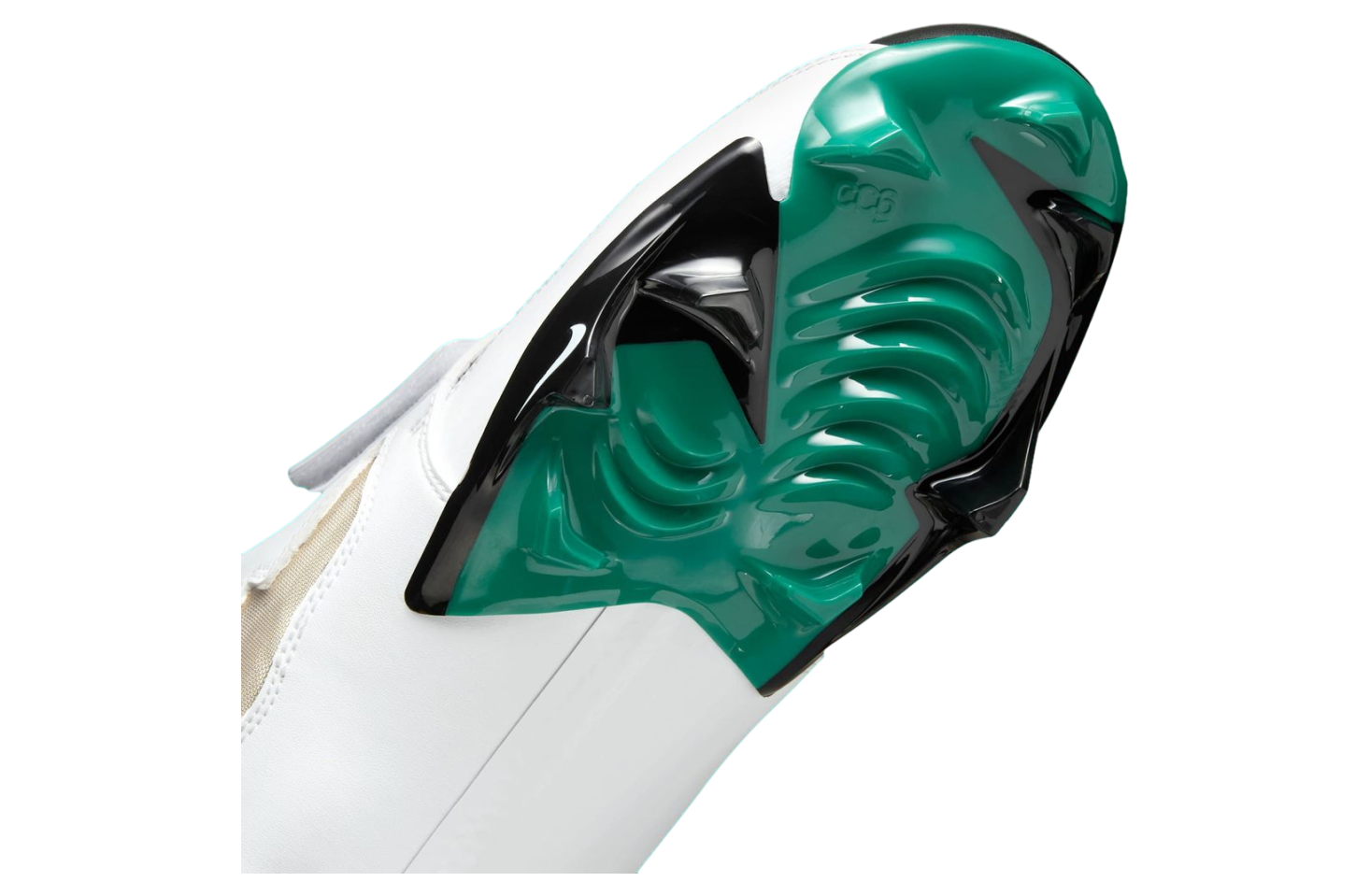 Nike Diamond Turf TD Cleats Black / White / Mystic Green