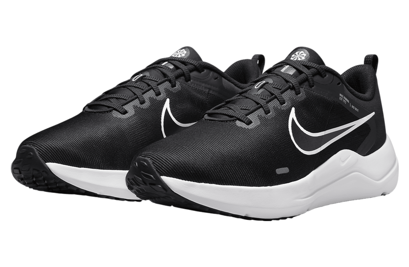 Nike Downshifter 12 Black / Dark Smoke Grey (Extra Wide)