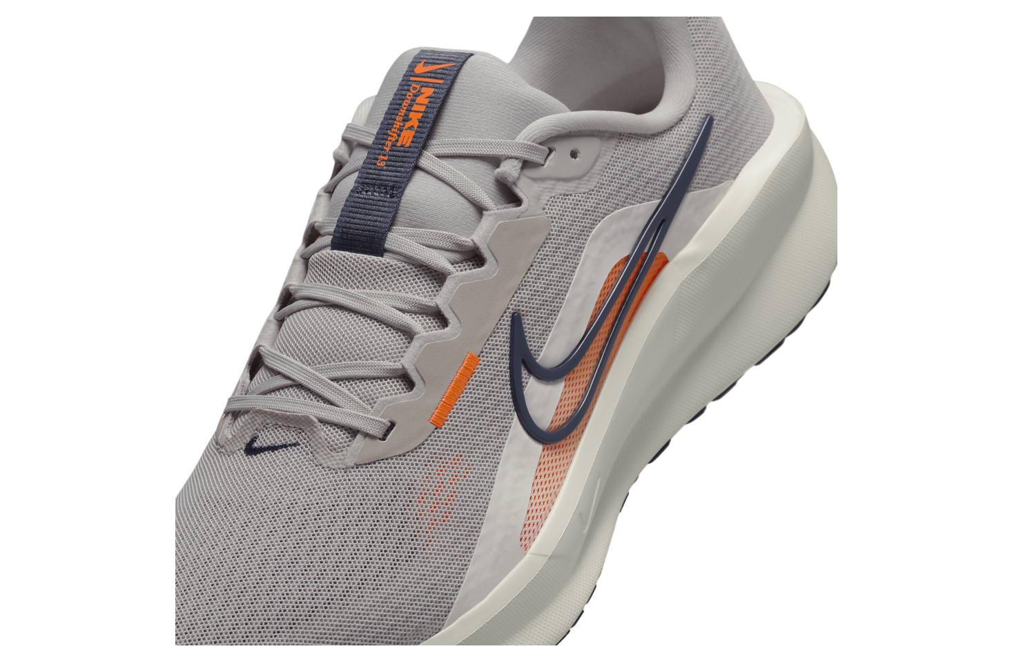 Nike Downshifter 13 Light Iron Ore / Total Orange