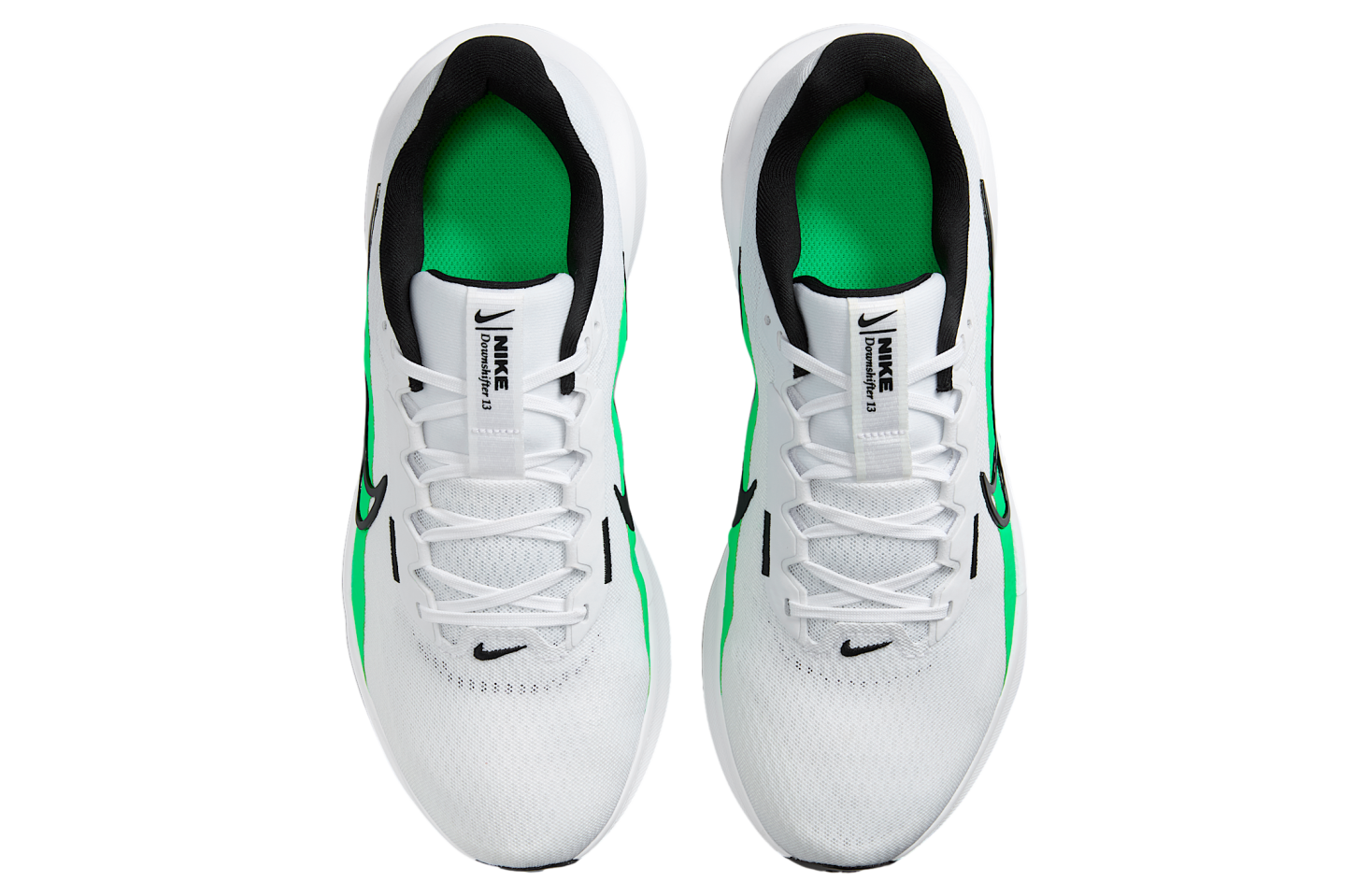 Nike Downshifter 13 White / Green Shock