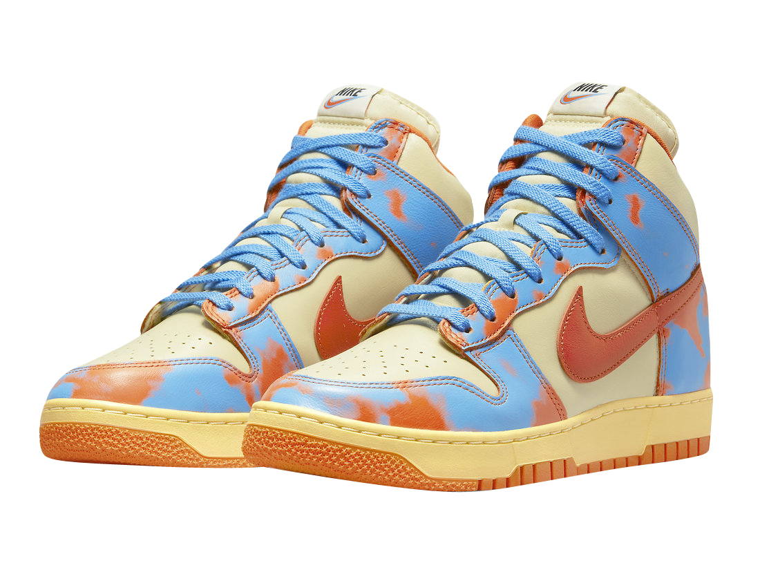 Nike Dunk High 1985 Orange Acid Wash