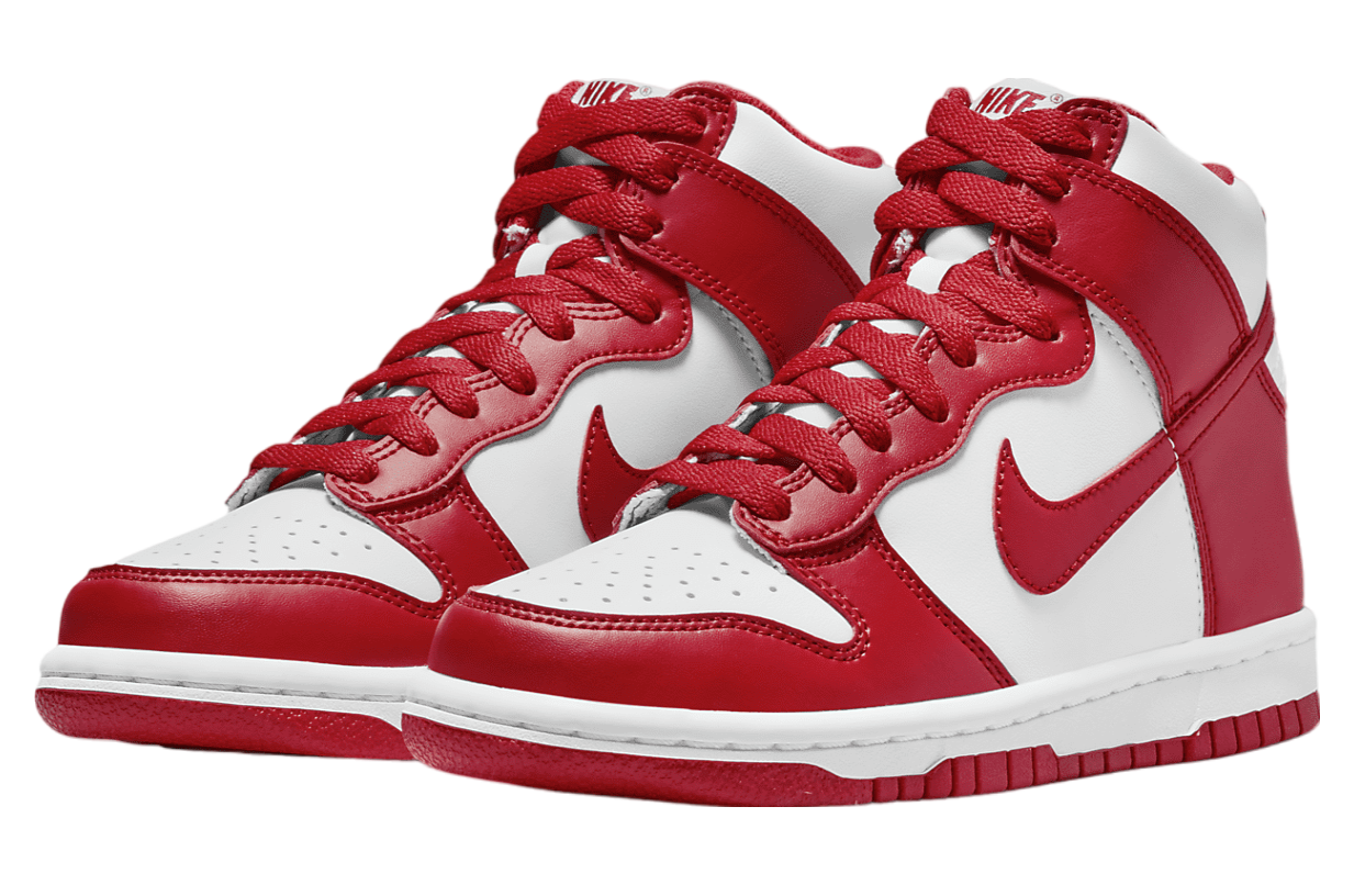 Nike Dunk High GS Championship White / University Red