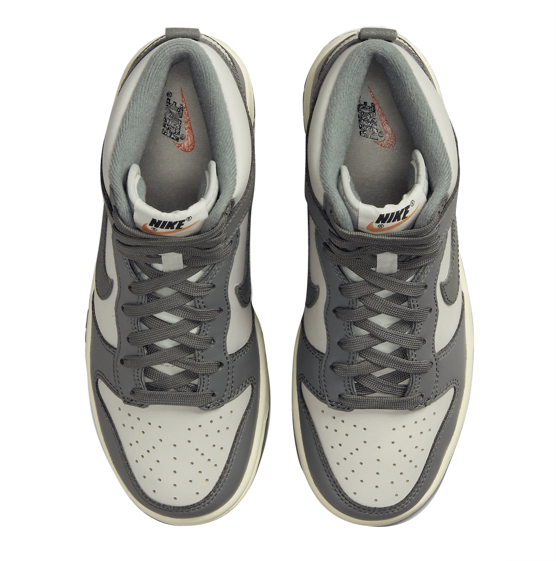 Nike Dunk High GS Light Grey Dark Grey - May 2022 - DM1028-001
