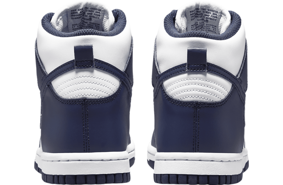 Nike Dunk High GS White / Midnight Navy