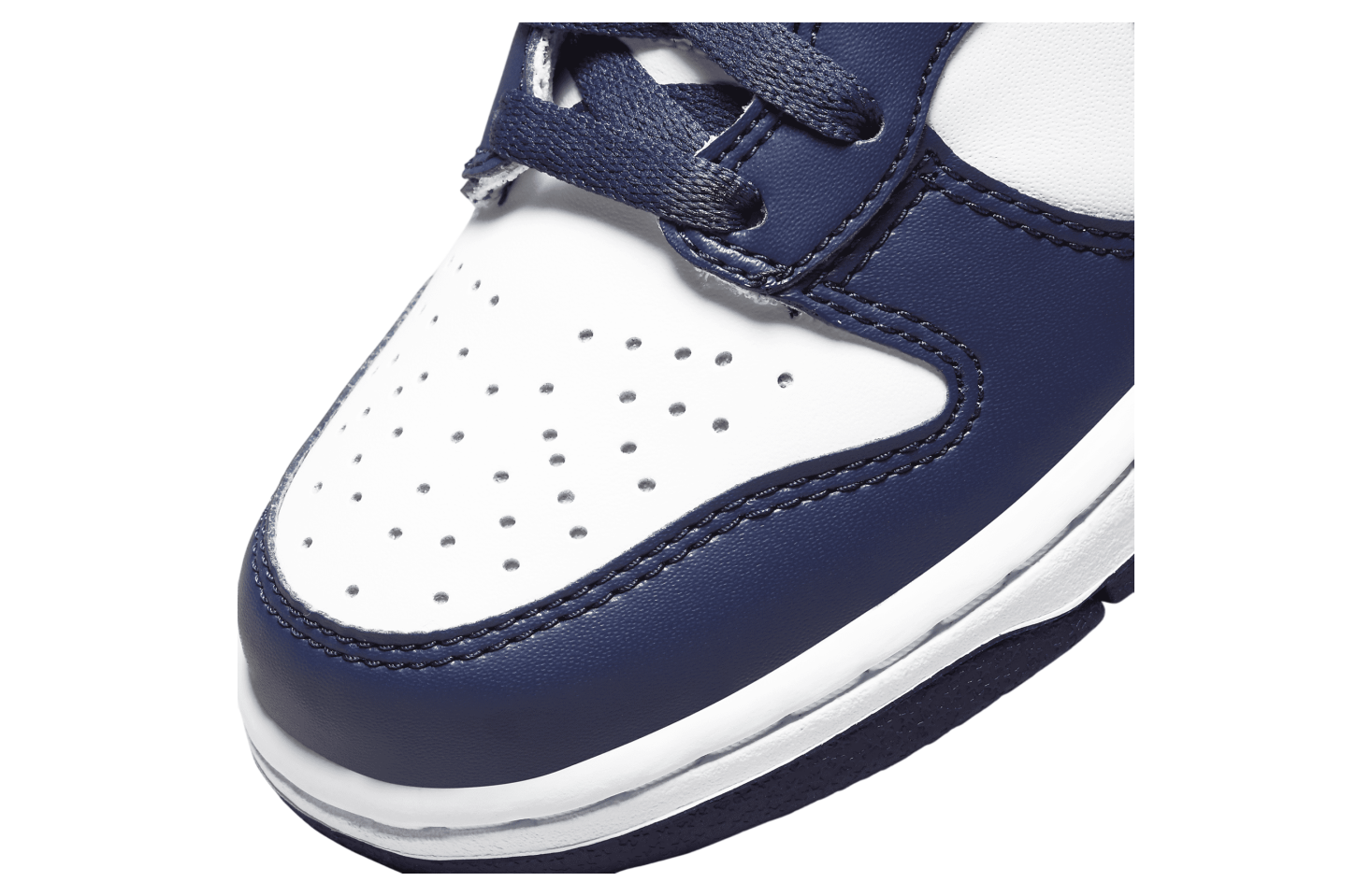 Nike Dunk High GS White / Midnight Navy