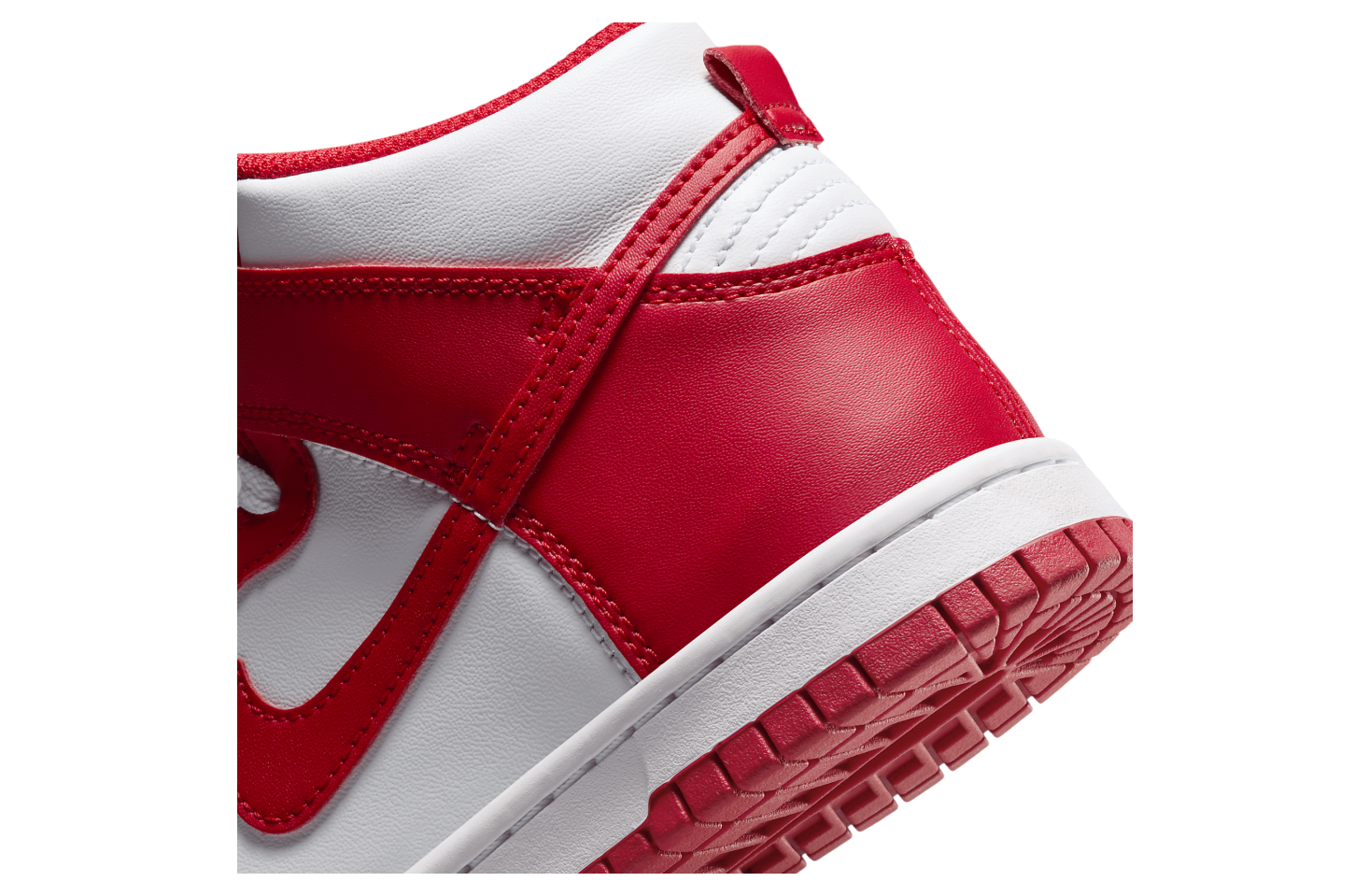 Nike Dunk High GS White / University Red