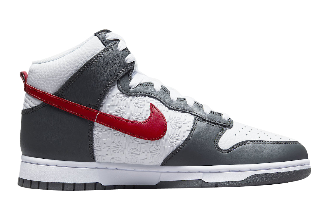 Nike Dunk High Hoops White Grey