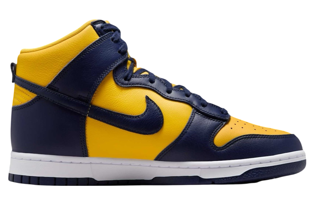 Nike Dunk High Michigan Midnight Navy / Varsity Maize