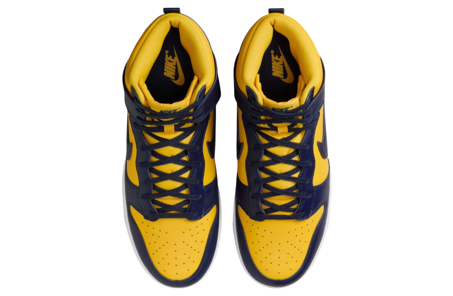 Nike Dunk High Michigan Midnight Navy / Varsity Maize