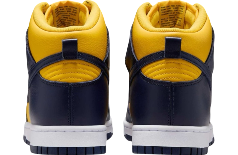 Nike Dunk High Michigan Midnight Navy / Varsity Maize