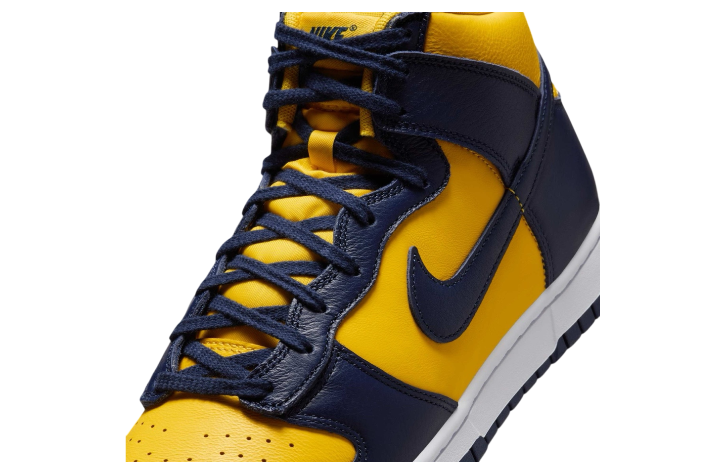 Nike Dunk High Michigan Midnight Navy / Varsity Maize