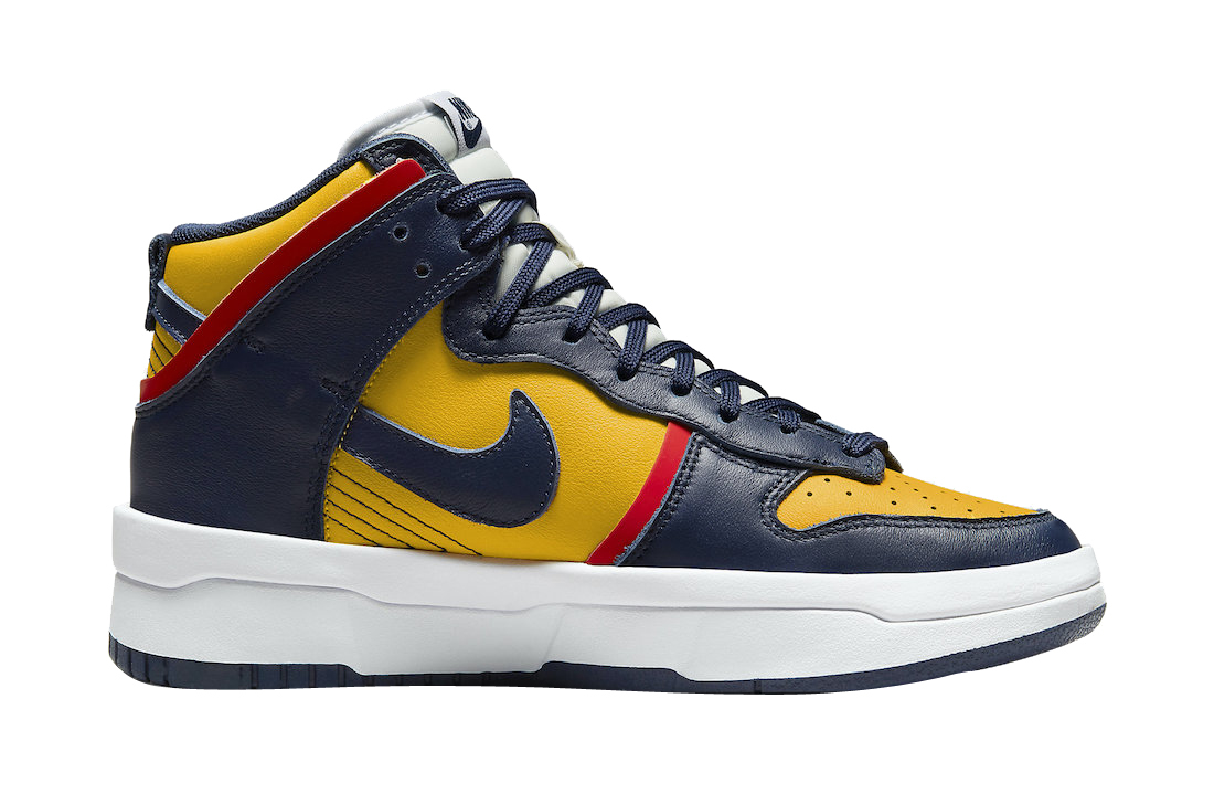 Nike Dunk High Up WMNS Michigan DH3718-701 - KicksOnFire.com