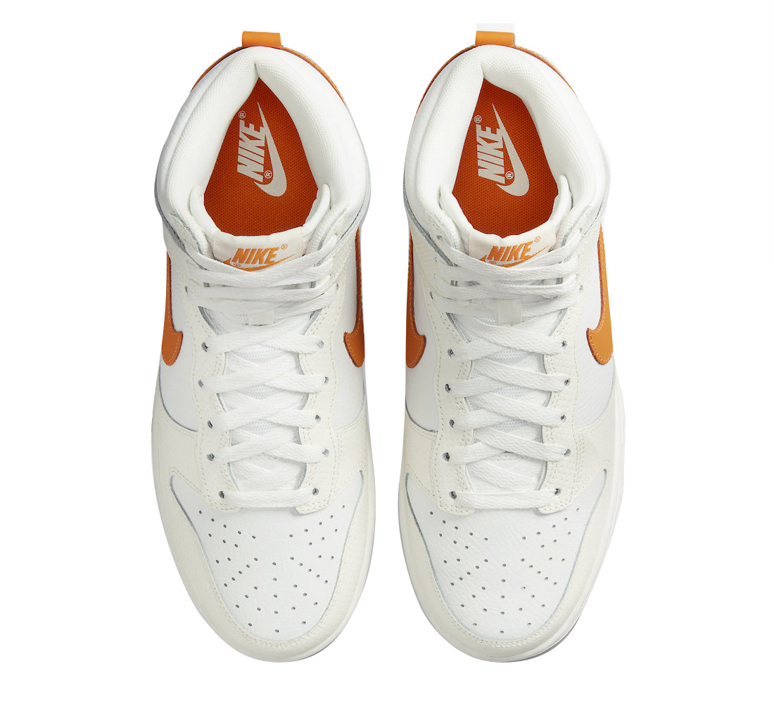 Nike Dunk High White Orange