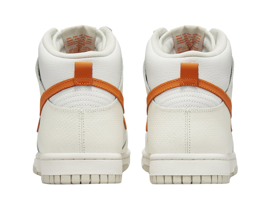 Nike Dunk High White Orange