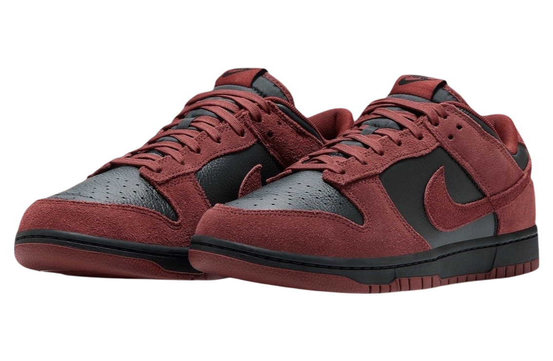 Nike Dunk Low Black / Dark Team Red