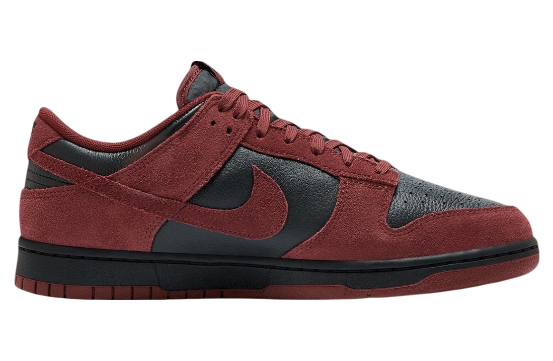 Nike Dunk Low Black / Dark Team Red