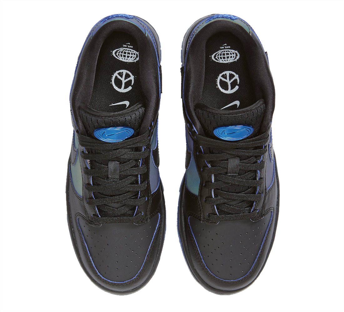 Nike Dunk Low Black Game Royal FB1842-001