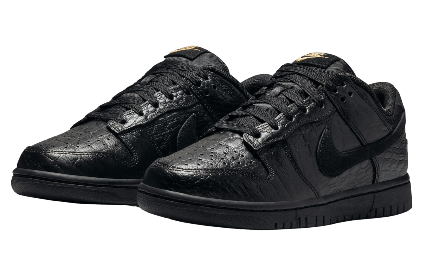 Nike Dunk Low Black / Metallic Gold