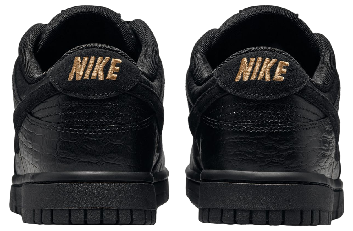 Nike Dunk Low Black / Metallic Gold