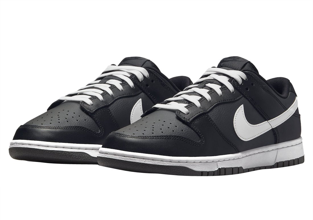 nike dunk lows black and white