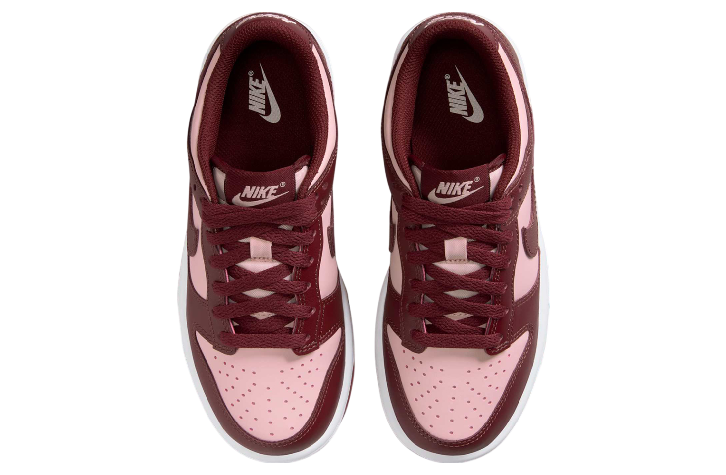 Nike Dunk Low Dark Team Red / Echo Pink