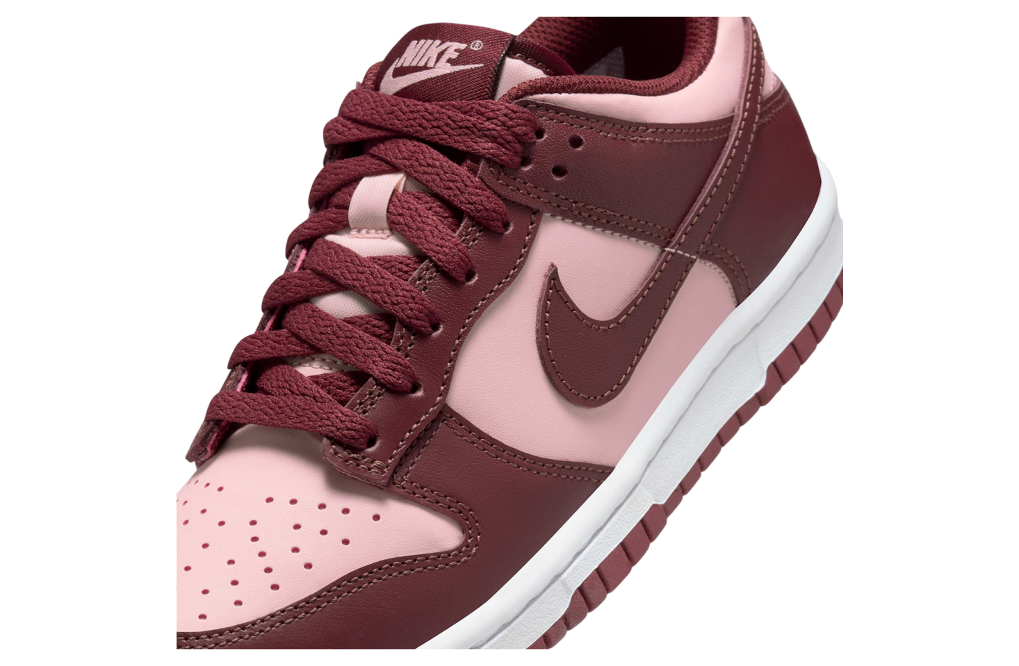 Nike Dunk Low Dark Team Red / Echo Pink