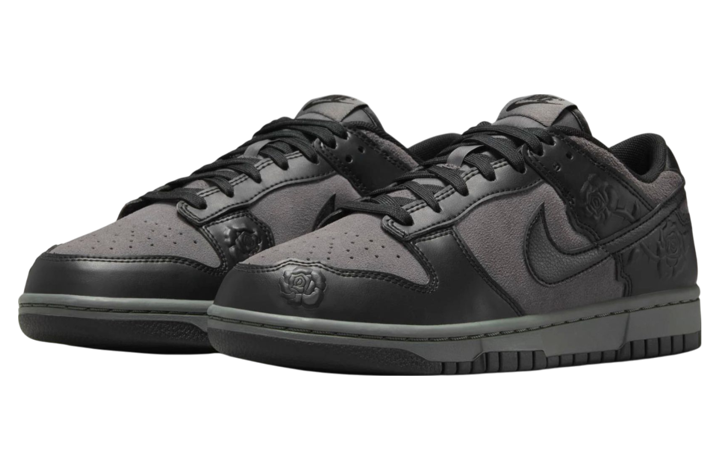 Nike Dunk Low Embossed Rose Iron Grey / Black