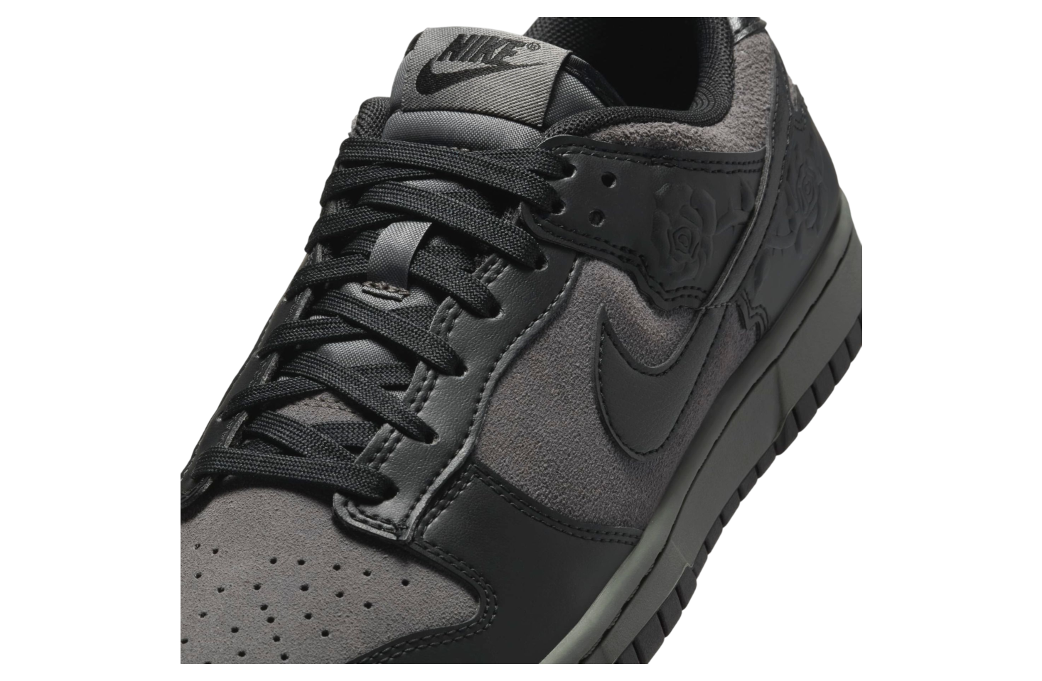 Nike Dunk Low Embossed Rose Iron Grey / Black