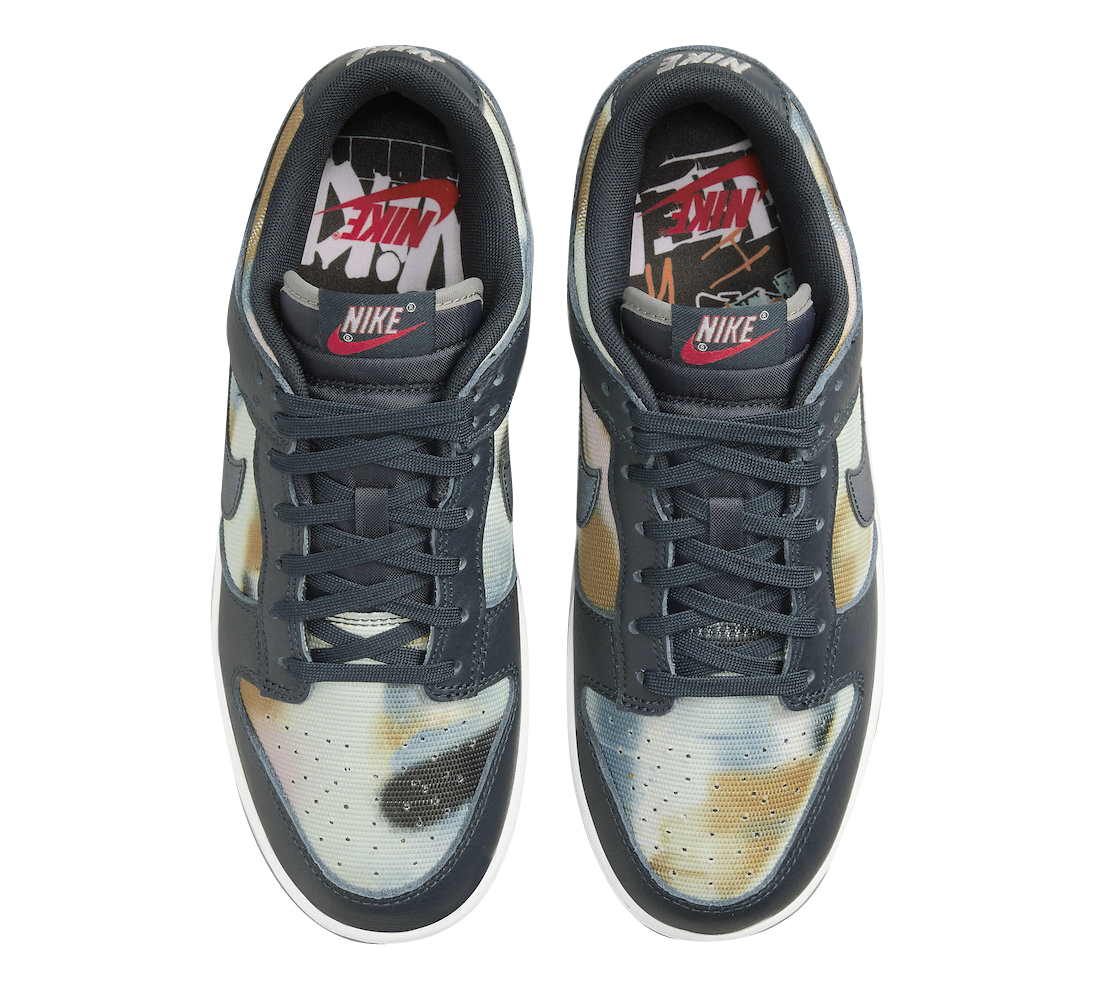 Nike Dunk Low Graffiti Navy DM0108-400 - KicksOnFire.com