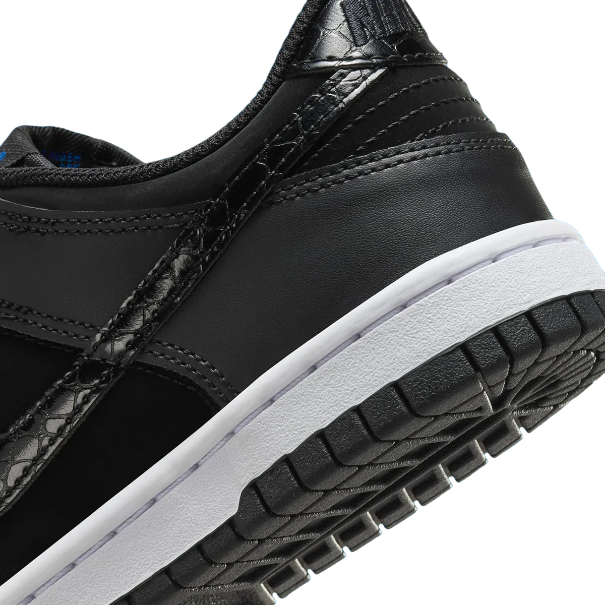 Nike Dunk Low GS Black Croc Swoosh