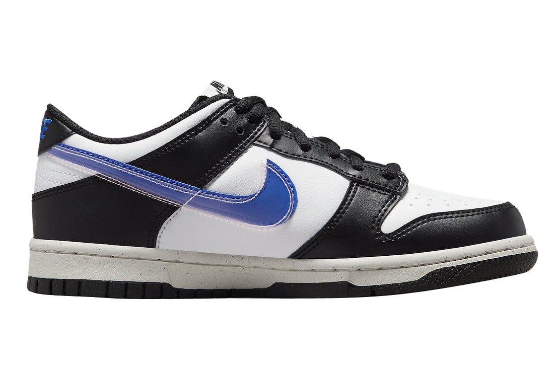 Nike Dunk Low GS Black White Game Royal