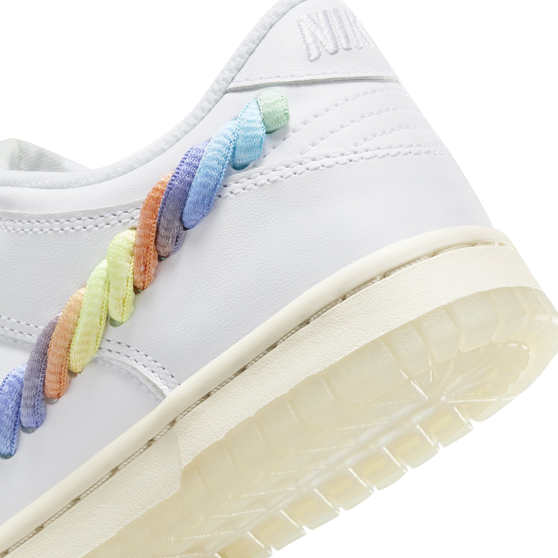 Nike Dunk Low GS Rainbow Swoosh - May 2024 - FN4861-100