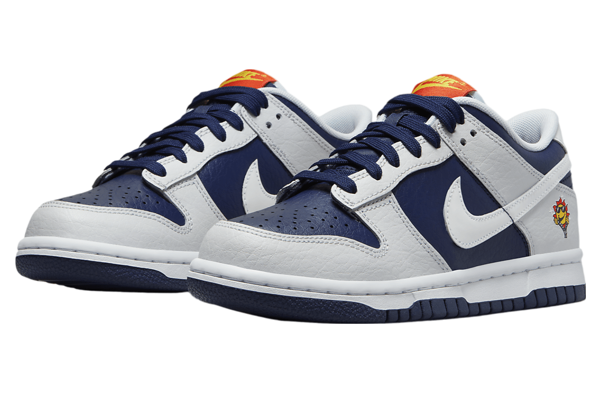 Nike Dunk Low GS UV Reactive Photon Dust Midnight Navy