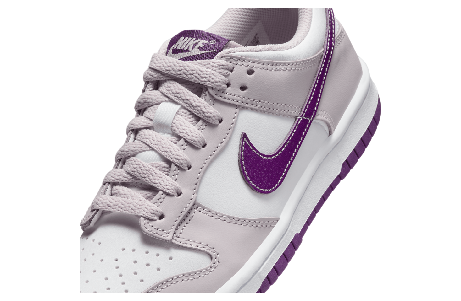 Nike Dunk Low GS White / Platinum Violet