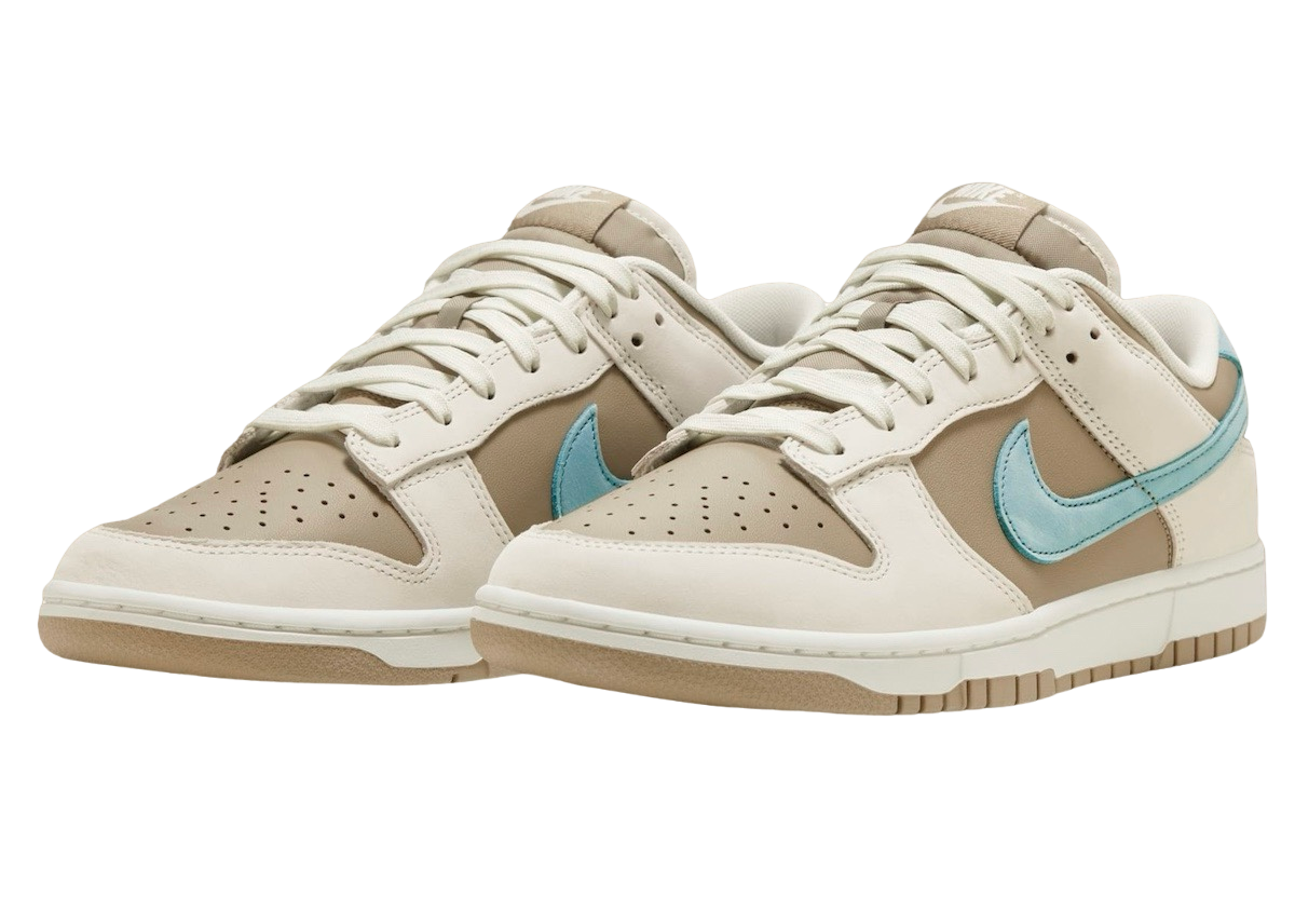 Nike Dunk Low Khaki / Denim Turquoise