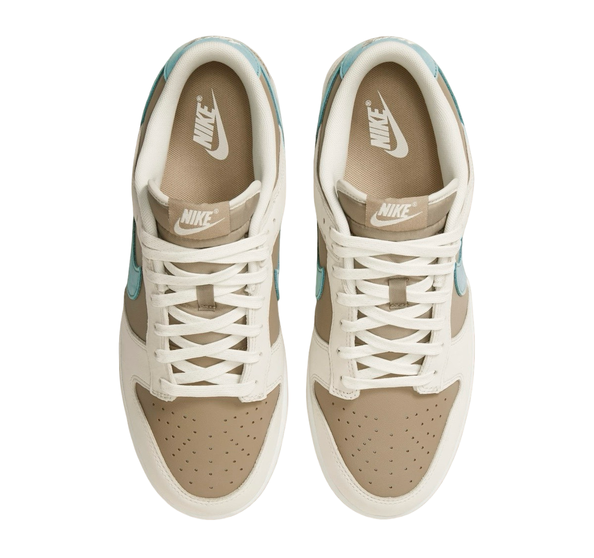 Nike Dunk Low Khaki / Denim Turquoise