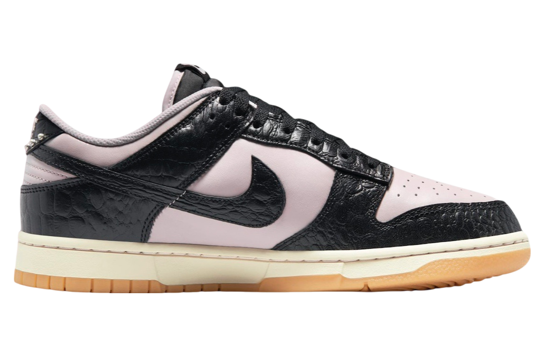 Nike Dunk Low Pink Black Croc