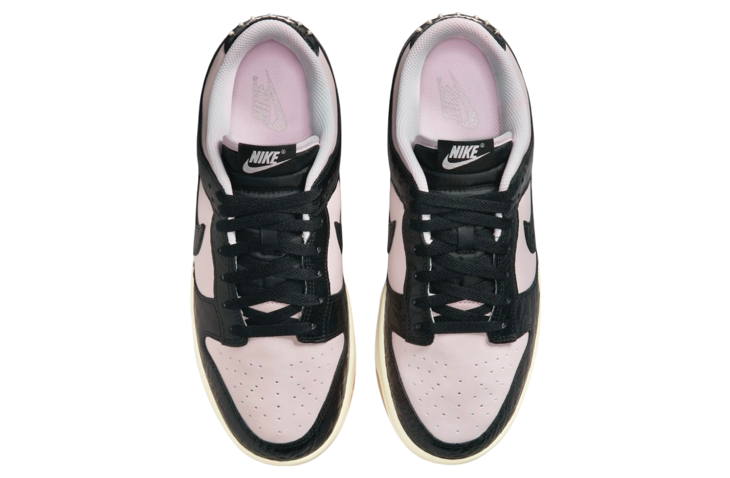 Nike Dunk Low Pink Black Croc